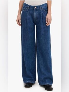 DL1961 NWT $289 Isabel Wide Leg Mid Rise 32' Jeans
